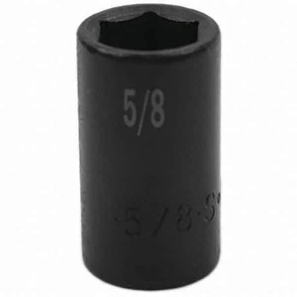 SK - Impact Socket - 3/8"DR 6PT 5/8" SEMI-DEEP IMPACT SOCKET - Eagle Tool & Supply
