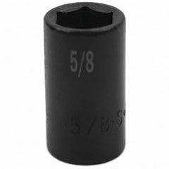 SK - Impact Socket - 3/8"DR 6PT 5/8" SEMI-DEEP IMPACT SOCKET - Eagle Tool & Supply