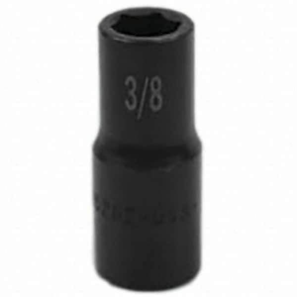 SK - Impact Socket - 3/8"DR 6PT 3/8" SEMI-DEEP IMPACT SOCKET - Eagle Tool & Supply
