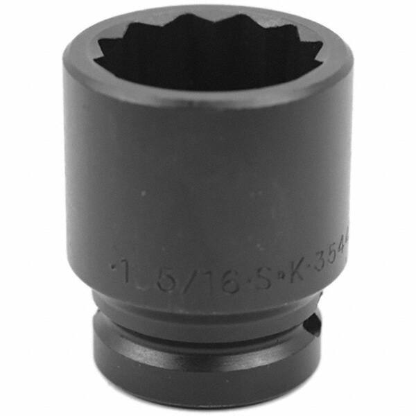 SK - Impact Socket - 3/4"DR 12PT 1-5/16" THIN WALL IMPACT SOCKET - Eagle Tool & Supply