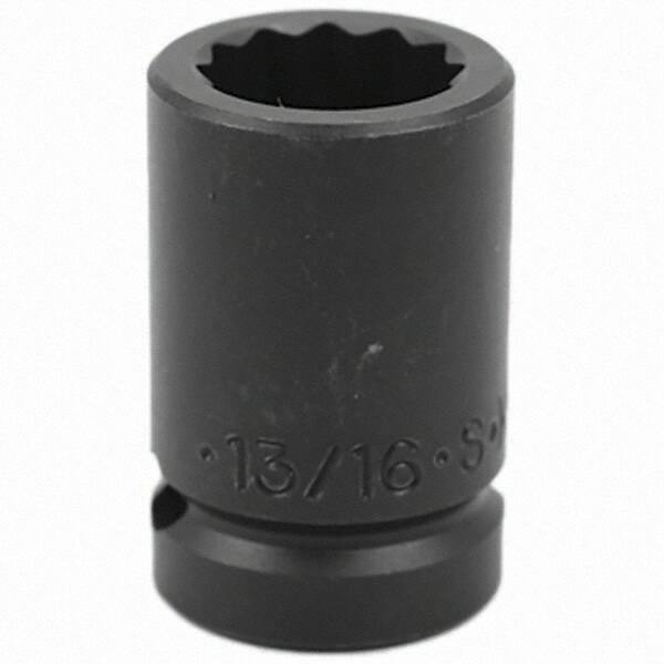 SK - Impact Socket - 3/4"DR 12PT 13/16" THIN WALL IMPACT SOCKET - Eagle Tool & Supply