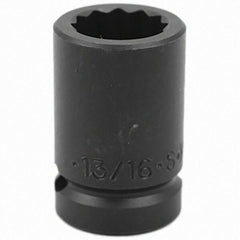SK - Impact Socket - 3/4"DR 12PT 13/16" THIN WALL IMPACT SOCKET - Eagle Tool & Supply
