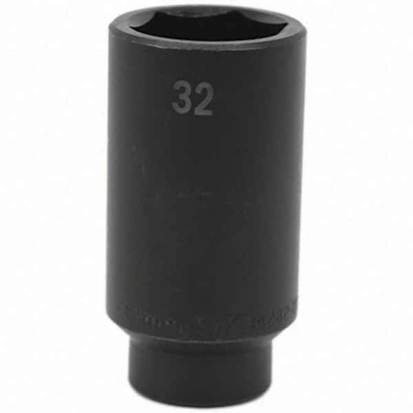 SK - Impact Socket - 1/2"DR 32MM DEEP IMPACT SOCKET - Eagle Tool & Supply