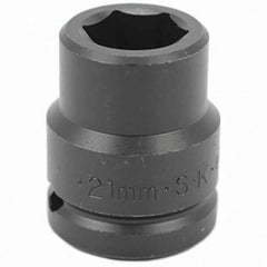 SK - Impact Socket - 3/4"DR 21MM IMPACT SOCKET - Eagle Tool & Supply