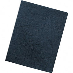 FELLOWES - Navy Vinyl Binding Machine Report Cover - 8-3/4 x 11-1/4" - Eagle Tool & Supply