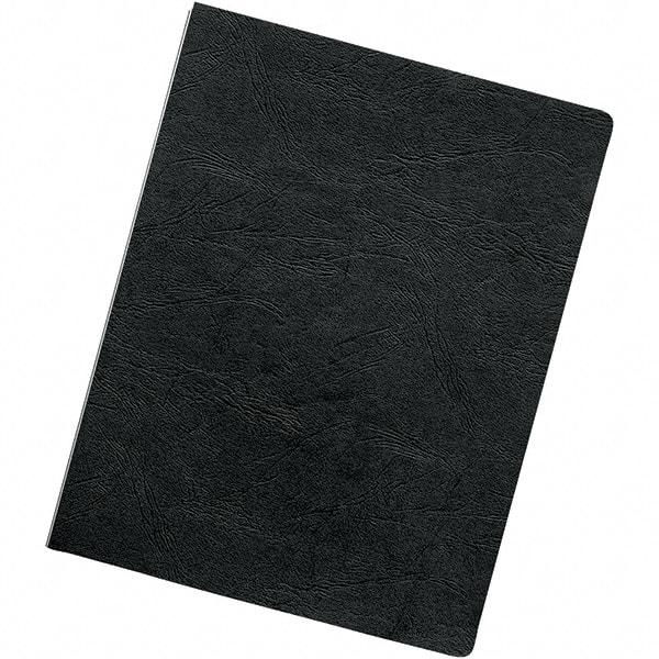 FELLOWES - Black Vinyl Binding Machine Report Cover - 8-3/4 x 11-1/4" - Eagle Tool & Supply