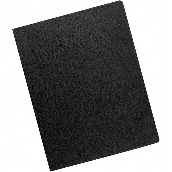 FELLOWES - Black 70 Lb Paper Stock Binding Machine Report Cover - 8-3/4 x 11-1/4" - Eagle Tool & Supply