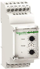 Schneider Electric - NC/NO, 24-240 VAC/DC Control Relay - DIN Rail Mount - Eagle Tool & Supply