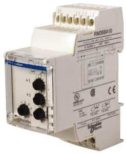 Schneider Electric - NC/NO, 208-480 VAC Control Relay - 1 to 10 Amps - Eagle Tool & Supply