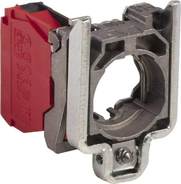 Schneider Electric - NC, Electrical Switch Contact Block - 0.87 Inch Hole, 22mm Hole - Eagle Tool & Supply