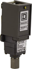 Square D - 1 NEMA Rated, SPDT, 90 to 2,900 psi, Electromechanical Pressure and Level Switch - Adjustable Pressure, 120 VAC at 6 Amp, 125 VDC at 0.22 Amp, 240 VAC at 3 Amp, 250 VDC at 0.27 Amp, 1/4 Inch Connector, Screw Terminal, For Use with 9012G - Eagle Tool & Supply