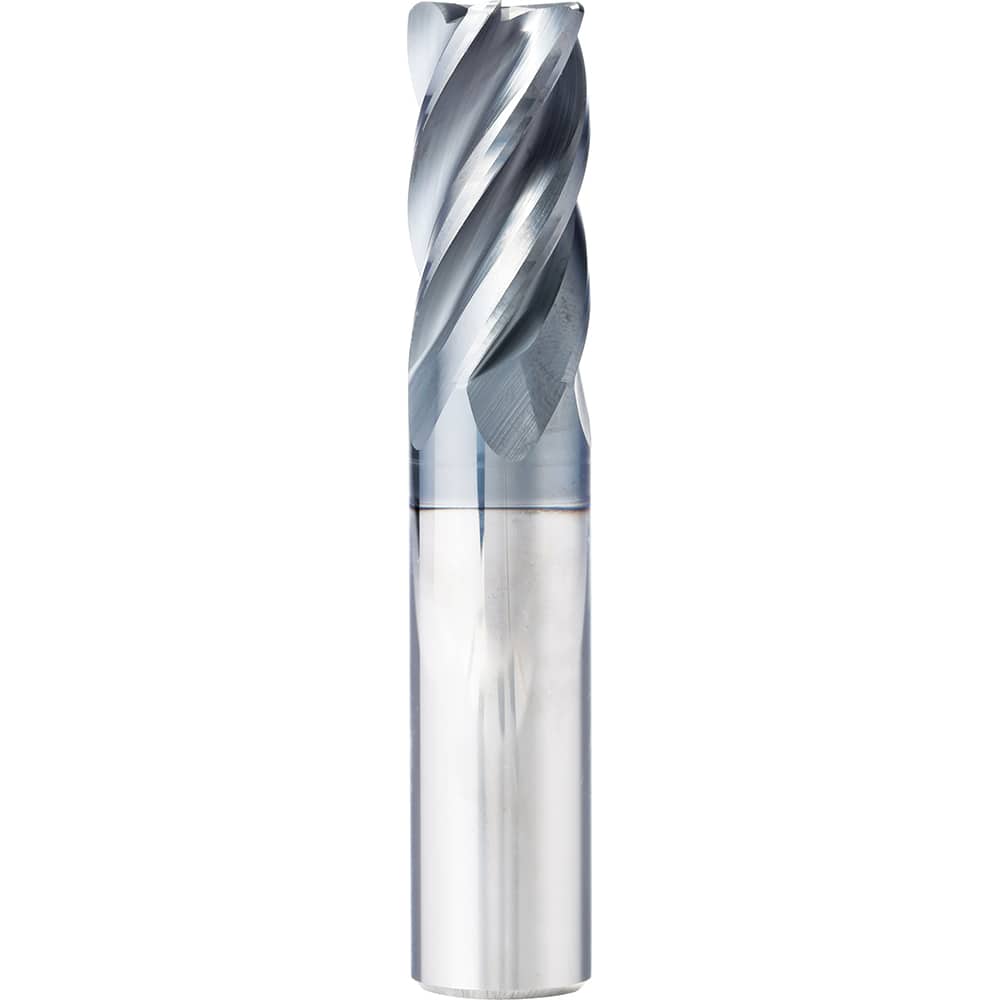Supermill - 3/4" Diam 5 Flute Solid Carbide 0.03" Corner Radius End Mill - Eagle Tool & Supply