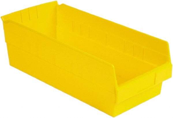 LEWISBins+ - 17-7/8" Deep, Yellow Hopper Shelf Bin - 6" High x 8-3/8" Wide x 17-7/8" Long - Eagle Tool & Supply