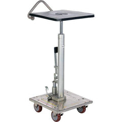 Vestil - 200 Lb Capacity Hydraulic Post Table - 31" to 49" Lift Height, 16" Platform Length x 16" Platform Width - Eagle Tool & Supply