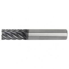 3/8x3/8x7/8x2-1/2 6FL Square Carbide End Mill-Round Shank-AlTiN - Eagle Tool & Supply