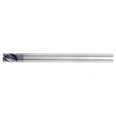 1/2x1/2x5/8x5 4FL Square Carbide End Mill-Round Shank-TiAlN - Eagle Tool & Supply