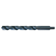 R RHS / RHC HSS 118 Degree Radial Point Automotive Tanged Shank Drill - Steam Oxide - Exact Industrial Supply