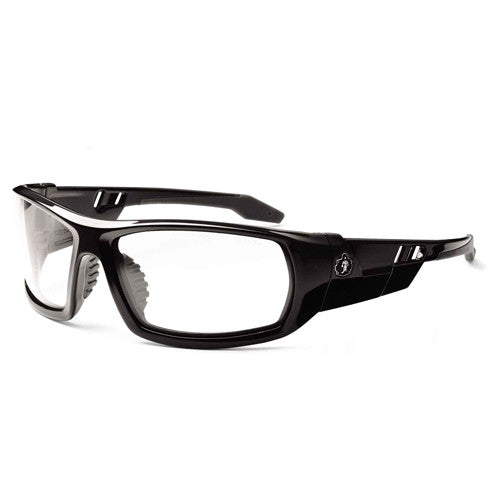 Odin Clear Lens Black Safety Glasses - Eagle Tool & Supply
