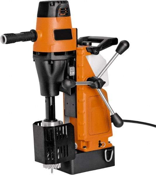 Cleveland Steel Tool - 3" Travel, Portable Magnetic Drill Press - 660 RPM, 11.7 Amps, 1.8 hp, 1400 Watts - Eagle Tool & Supply