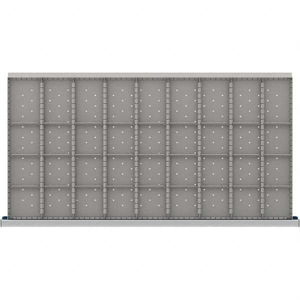 LISTA - 36-Compartment Drawer Divider Layout for 3.15" High Drawers - Eagle Tool & Supply