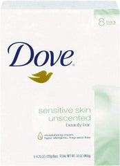 Dove - 4.5 oz Box Bar Soap - White, Unscented - Eagle Tool & Supply