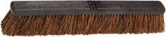 Harper Brush - 24" Heavy Duty Palmyra Push Broom - 2-7/8" Bristle Length, Plastic Block, Bolt-On Handle Connection, Handle Sold Separately - Eagle Tool & Supply