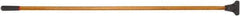 Harper Brush - 60 x 1-1/8" Wood Handle for Laitner Broom Heads - Bolt-On Connection, Tan - Eagle Tool & Supply