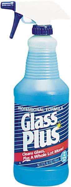 Glass Plus - 32 oz Spray Bottle Floral Glass Cleaner - Use on Glass - Eagle Tool & Supply