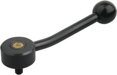 KIPP - 5/16-18, Steel Threaded Stud Adjustable Clamping Handle - 116.5mm OAL, 29mm High - Eagle Tool & Supply