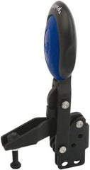 KIPP - Vertical Handle, Manual Hold Down Toggle Clamp - U-Bar, Straight Base, Nitride/Oxide Finish, Steel - Eagle Tool & Supply