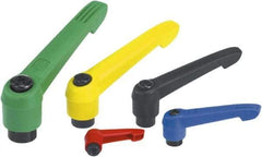 KIPP - 3/8-16, Fiberglass Reinforced Plastic Threaded Hole Adjustable Clamping Handle - 109mm OAL, 66mm High - Eagle Tool & Supply