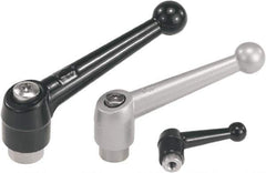KIPP - M6, Zinc Threaded Hole Adjustable Clamping Handle - 73mm OAL, 49.5mm High - Eagle Tool & Supply