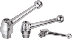 KIPP - 3/4-10, Steel Threaded Hole Adjustable Clamping Handle - 153.5mm OAL, 78mm High - Eagle Tool & Supply