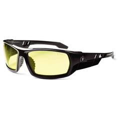 Odin Yellow Lens Black Safety Glasses - Eagle Tool & Supply