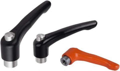 KIPP - 1/4-20, Zinc Threaded Hole Adjustable Clamping Handle - 74.5mm OAL, 45.5mm High - Eagle Tool & Supply