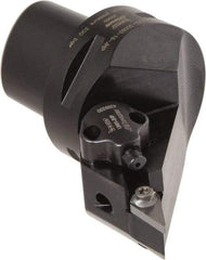 Iscar - Left Hand Cut, Size C5, Various Insert Compatiblity, External Modular Turning & Profiling Cutting Unit Head - 35mm Ctr to Cutting Edge, 60mm Head Length, Through Coolant, Series CAMFIX, Isoturn, JetHPLine - Eagle Tool & Supply