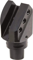 Iscar - 127mm Head Length, Modular Grooving Blade Holder Head - Left Hand Cut, System Size C5, Through Coolant, Series CAMFIX - Eagle Tool & Supply
