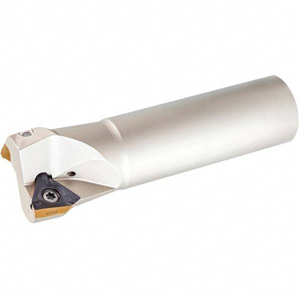 Iscar - 6 Inserts, 3" Cut Diam, 1" Arbor Diam, 0.263" Max Depth of Cut, Indexable Square-Shoulder Face Mill - 1-3/4" High, HM390 TDKT 1907 Insert Compatibility, Series HeliIQMill - Eagle Tool & Supply