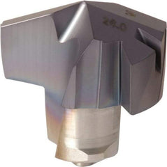 Iscar - 26.01mm Diam Grade IC908 Replaceable Drill Tip - Carbide, TiAlN/TiN Finish - Eagle Tool & Supply