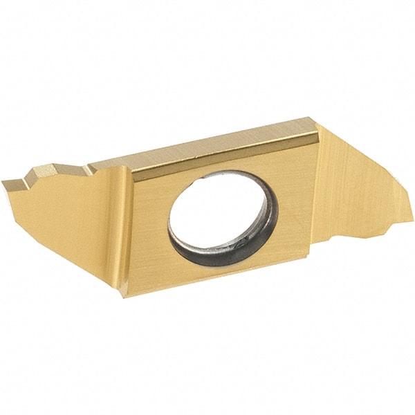 Iscar - SCIL22150 IC1008 Grade, 0.0591" Cutting Width, Carbide Cutoff Insert - Neutral Lead Angle, TiAlN/TiN Coated, Single End - Eagle Tool & Supply