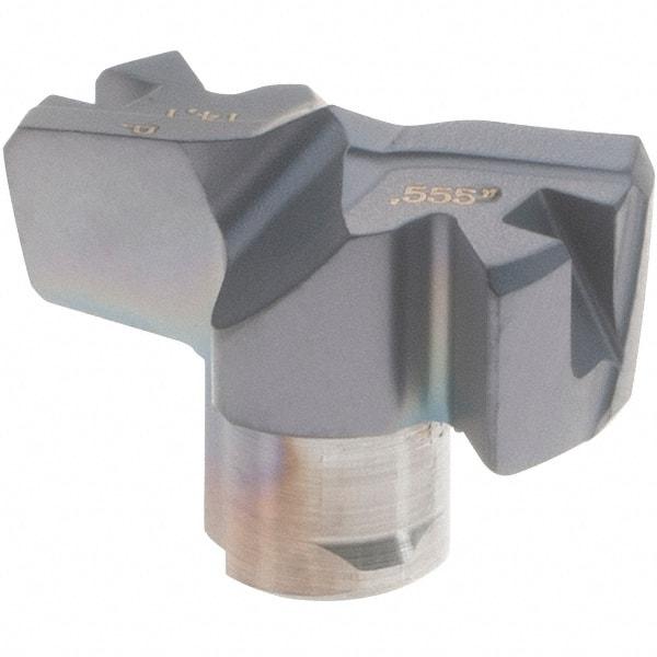 Iscar - Series FCP, 14.1mm Diam Grade IC908 Replaceable Drill Tip - Carbide, TiAlN/TiN Finish, 14 Seat Size - Eagle Tool & Supply
