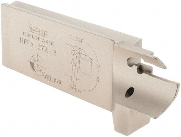 Iscar - 2mm Groove Width, 14mm Max Depth of Cut, Right Hand Cut, HFFA Indexable Grooving Blade - HFPN Insert Style, Series Heliface - Eagle Tool & Supply