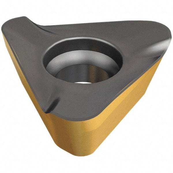 Iscar - HM390 TDKT150532 PDR Grade IC330 Carbide Milling Insert - TiCN/TiN Finish, 0.2303" Thick, 0.4488" Inscribed Circle, 3.2mm Corner Radius - Eagle Tool & Supply