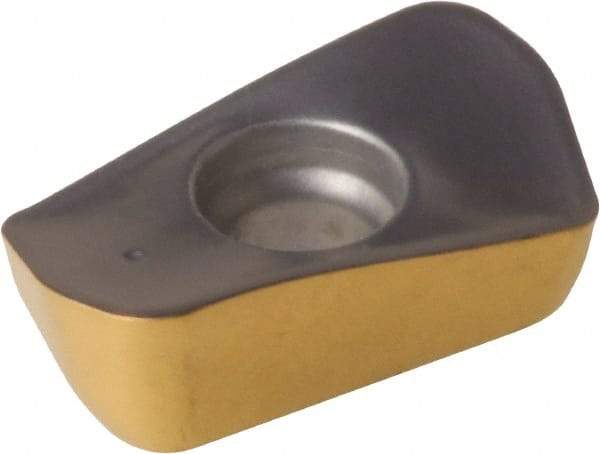 Iscar - HP ANKT0702 FF Grade IC830 Carbide Milling Insert - TiAlN/TiN Finish, 0.102" Thick, 1.19mm Corner Radius - Eagle Tool & Supply