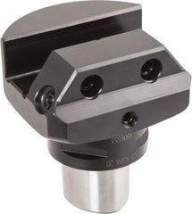 Iscar - 58mm Head Length, Modular Grooving Blade Holder Head - Neutral Cut, System Size C5, Through Coolant, Series CAMFIX - Eagle Tool & Supply