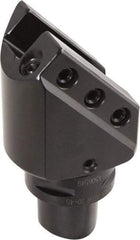 Iscar - 127mm Head Length, Modular Grooving Blade Holder Head - Left Hand Cut, System Size C5, Through Coolant, Series CAMFIX - Eagle Tool & Supply