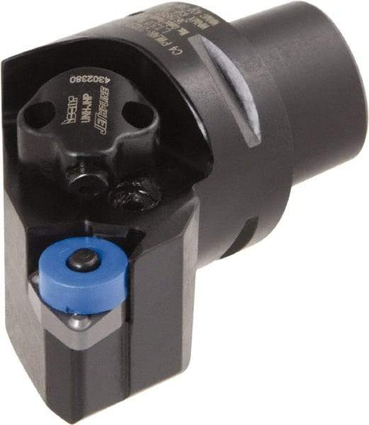 Iscar - Right Hand Cut, Size C4, Various Insert Compatiblity, External Modular Turning & Profiling Cutting Unit Head - 27mm Ctr to Cutting Edge, 50mm Head Length, Through Coolant, Series CAMFIX, Heliturn LD, JetHPLine - Eagle Tool & Supply