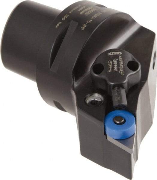 Iscar - Left Hand Cut, Size C5, Various Insert Compatiblity, External Modular Turning & Profiling Cutting Unit Head - 35mm Ctr to Cutting Edge, 60mm Head Length, Through Coolant, Series CAMFIX, Isoturn, JetHPLine - Eagle Tool & Supply