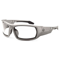 Odin Clear Lens Matte Gray Safety Glasses - Eagle Tool & Supply