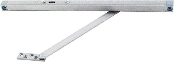 GLYNN-JOHNSON - 39" OAL x 23-3/4" Wide, 195 Lb Capacity, Stainless Steel Lid Stay - Center, 1/2" Mounting Hole Diam, 110° Max Opening, Satin Stainless Steel - Eagle Tool & Supply
